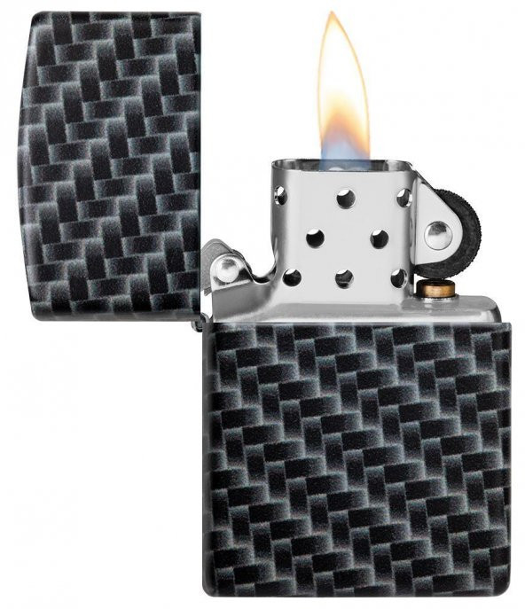 Zippo 49356 Carbon Fiber Design Çakmak - 4