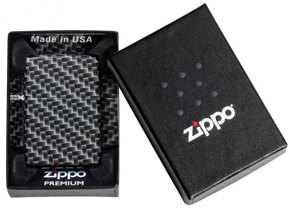 Zippo 49356 Carbon Fiber Design Çakmak - 6