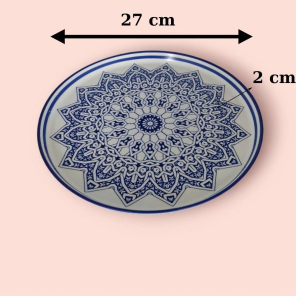 Güral Porselen Selanik Salata Kasesi 23cm Osmanlı - 2