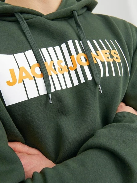 Jack Jones Corp Logo Erkek Sweat 12233599 - 4