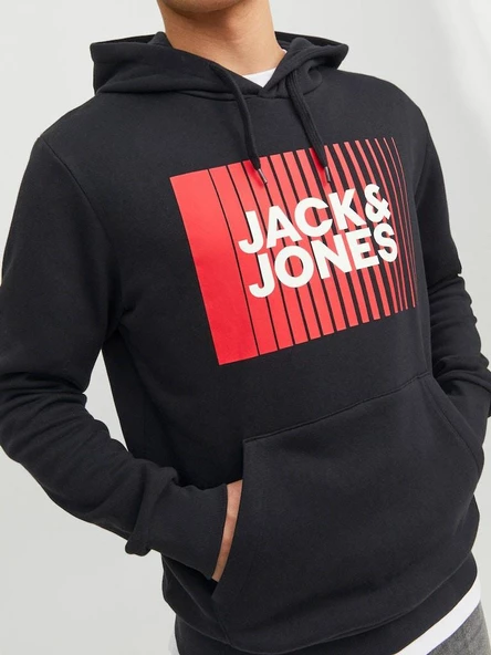 Jack Jones Corp Logo Erkek Sweat 12233599 - 4
