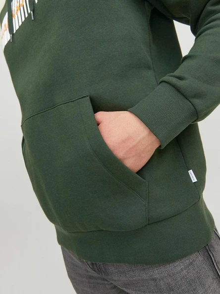 Jack Jones Corp Logo Erkek Sweat 12233599 - 5