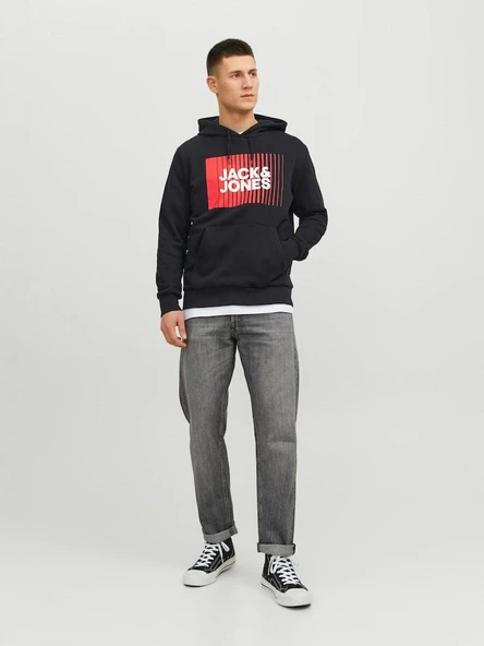 Jack Jones Corp Logo Erkek Sweat 12233599 - 5