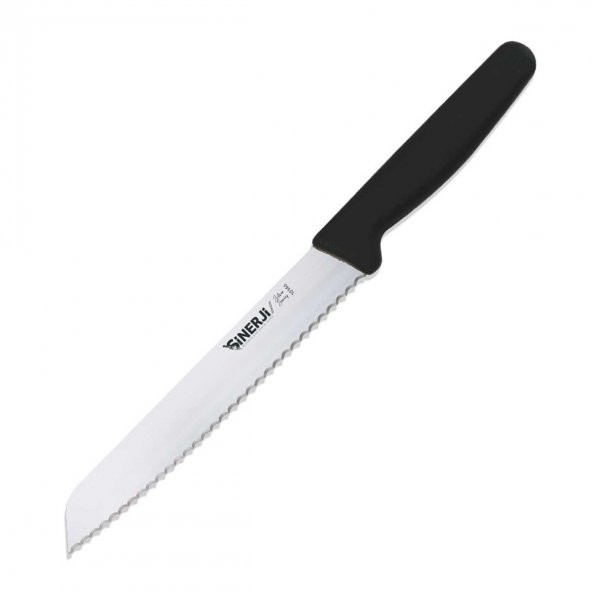 Sinerji Silver Serisi Küçük Dişli Ekmek Bıçağı 10146 Siyah