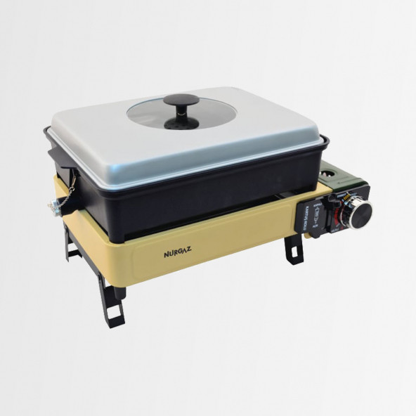 Nurgaz NG 500 Portatif Gazlı Barbekü Ve Pişirme Seti - Kamp Ocak - 5