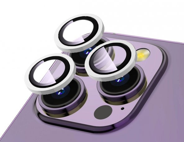 Apple iPhone 12 Pro Max Premium Safir Kamera Lens Koruyucu CL-12 - 3