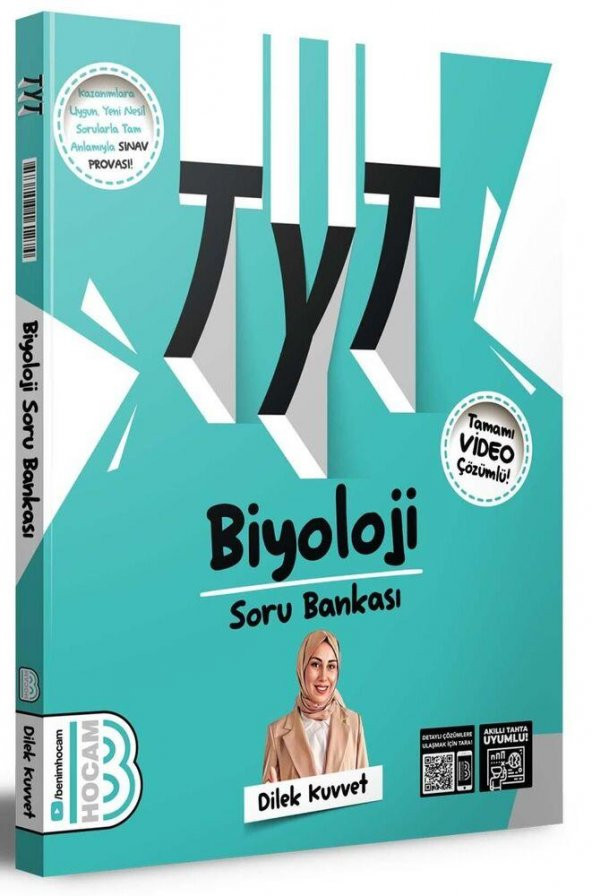 2024 TYT Biyoloji Tamamı Video Çözümlü Soru Bankası Benim Hocam Yayınları
