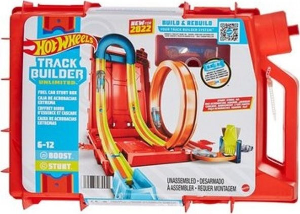 Hot Wheels Track Builder Unlimited Benzin Bidonu Akrobasi Seti - HDX78