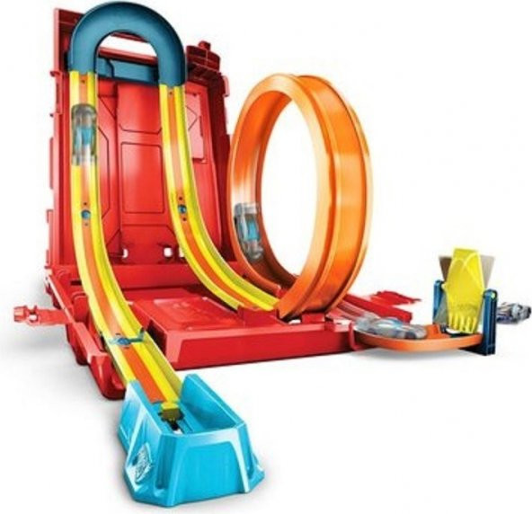 Hot Wheels Track Builder Unlimited Benzin Bidonu Akrobasi Seti - HDX78 - 2