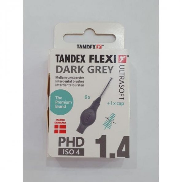 Tandex Flexi Usoft Diş Arayüz Fırçası Dark 1,4 mm 6lı