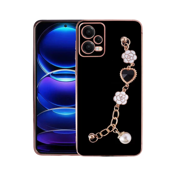 Xiaomi Redmi Note 12 4G Kılıf El Tutamaçlı Kamera Korumalı Zore Taka Silikon Kapak - 5