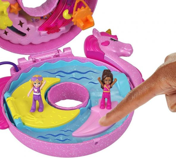 Polly Pocket Unicorn Floatie Oyun Seti Hkv34 - Resim 4