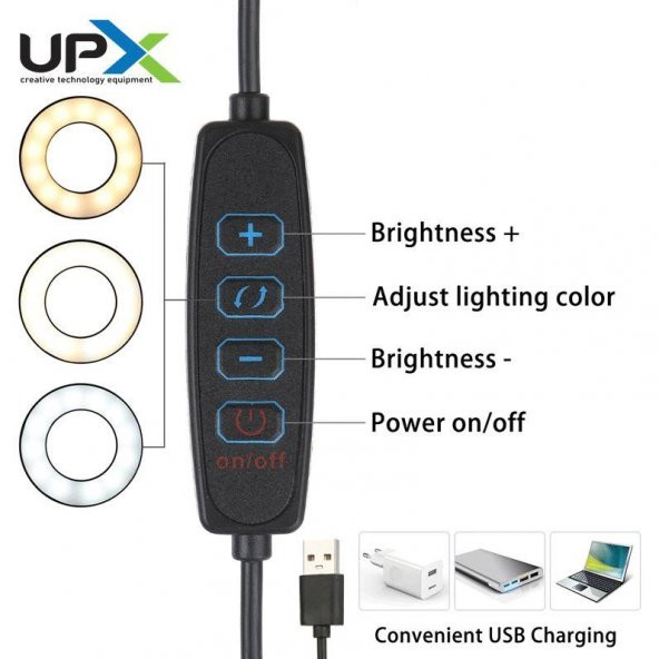 Upx Büyüteç 803L 5x 12w Led Aydınlatma 107 mm Cam Lens 5 Diopter Adaptör Dahil Değildir - 6