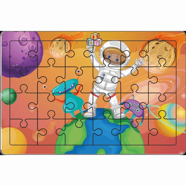 Br Toys Uzaylı Kaşif 24 lü Yap Boz puzzle