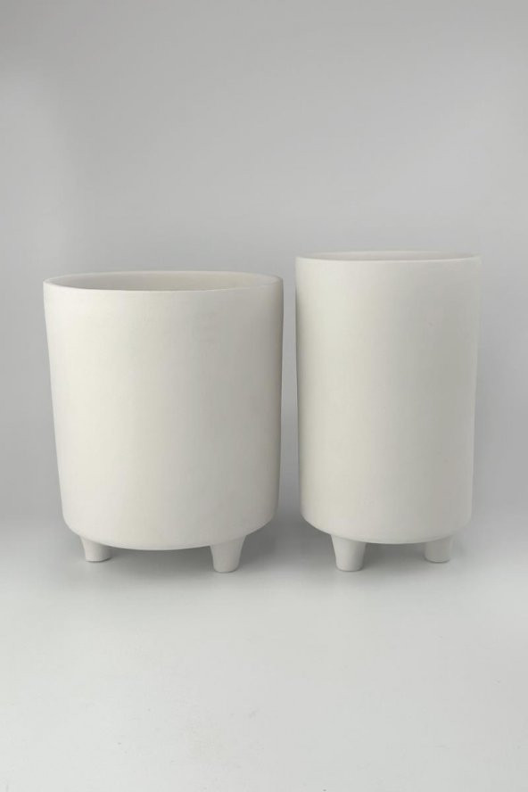 Silindir Saksı Seramik Bisküvi - Küçük (Ham Ürün) ürün görseli