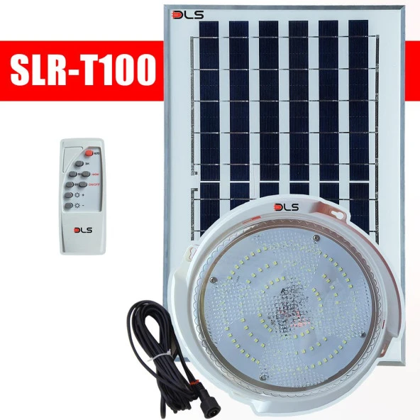 100W Güneş Enerjili Solar Bahçe Çevre  Lambası DLS - 4