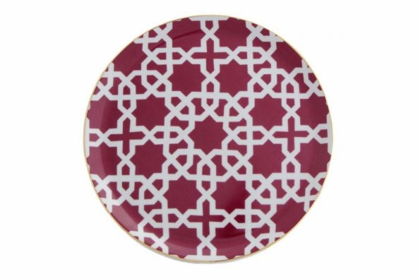 Porland Morocco Desen5 Fuşya Düz Tabak 24 cm 04A+P021467 ürün görseli