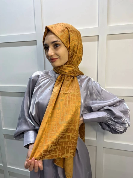 Cosie İthal Desenli Yakma Şal 00829 TARÇIN - 2