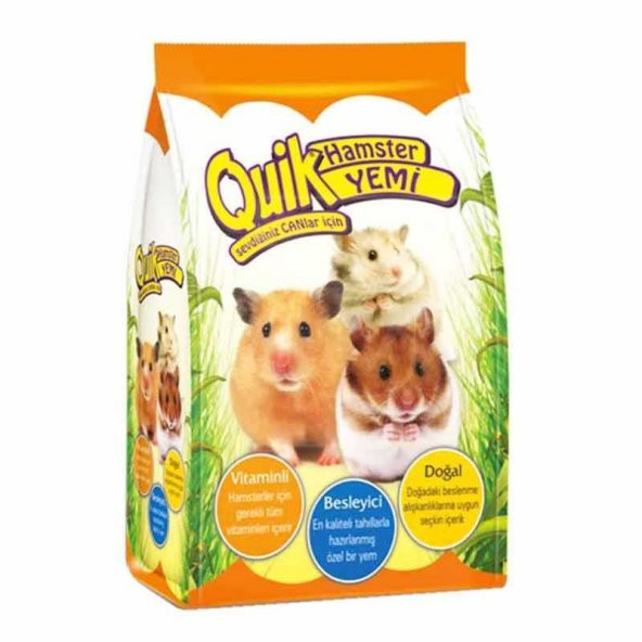 Quik Vitaminli Hamster Yemi 500 gr
