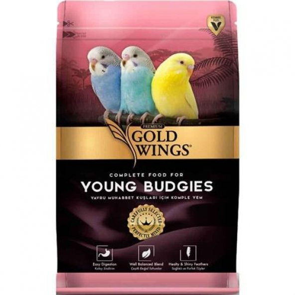 Gold Wings Premium Yavru Muhabbet Kuşu Yemi 1 Kg