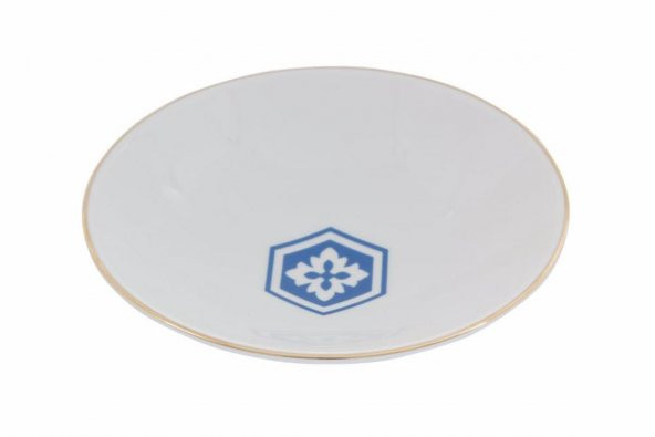 Porland Morocco Desen2 Mavi Çukur Tabak 20 cm 04A+P021326 - 2