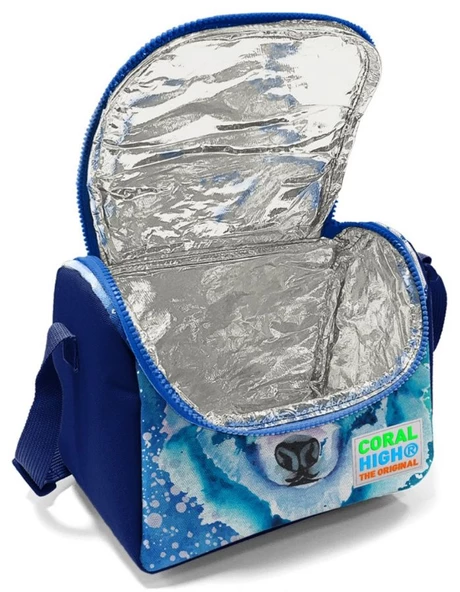 Coral High Mavi Kurt Çekçek Okul Çantası Seti - Işıklı Tekerlekler - Erkek Çocuk - Resim 4