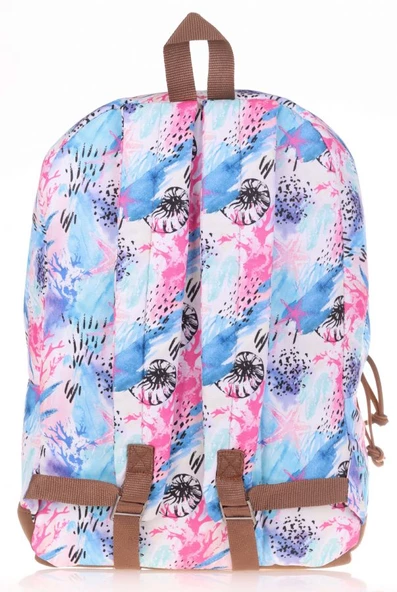 Kaukko Safari Okul ve Günlük Sırt Çantası - Sea Shells - Kız - Ortaokul ve Lise - Resim 2