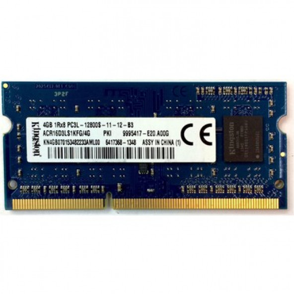 Kingston 4gb 1600mhz acr16d3ls1kfg Ddr3l Notebook Ram
