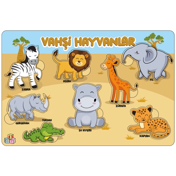 Çiftlik Puzzle vahşi Hayvanları Tanıyalım