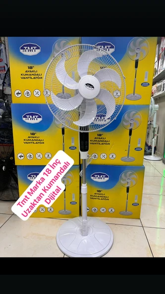 kumandalı vantilator 18 inc
