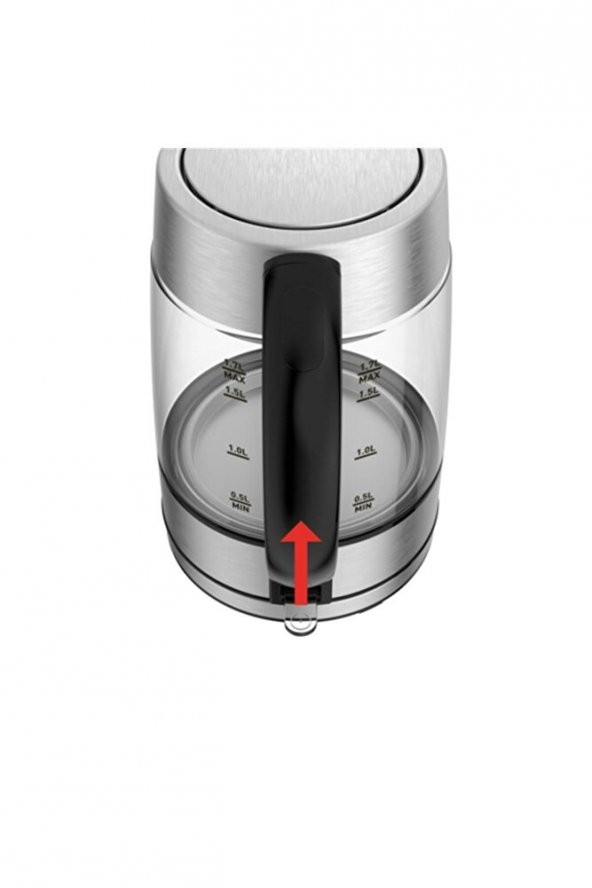 KI772D Işıklı Cam Kettle Su Isıtıcısı 1,7 Litre - 5