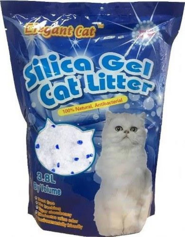 Elegant Cat Silika Gel Kristal Kedi Kumu 3.8 Lt