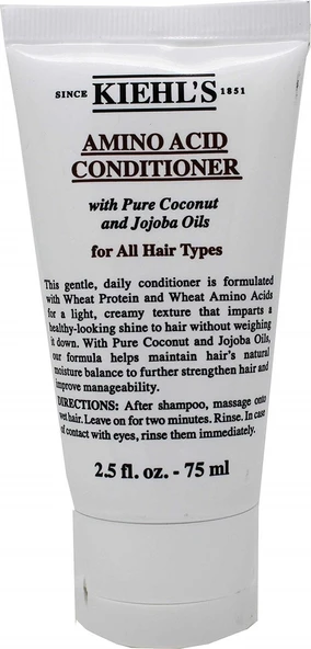 Kiehls New York Amino Acid Conditioner 75 ml - Normal Saçlar Için Hindistan Cevizli Saç Kremi ürün görseli 1