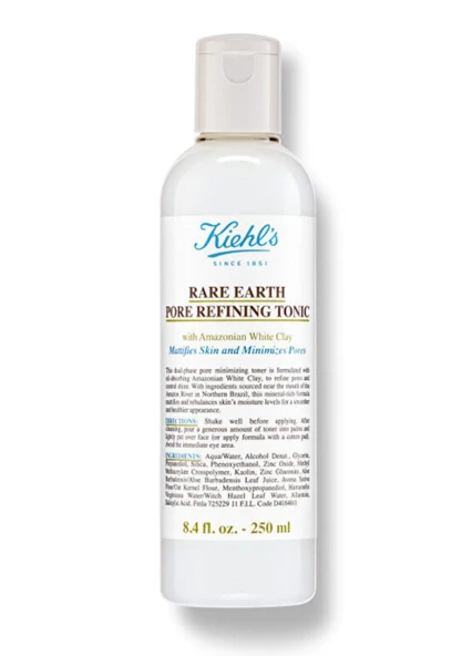Kiehls New York Rare Earth Pore Refining Tonic 250 ml - Beyaz Kil Içeren Gözenek Küçültücü Tonik