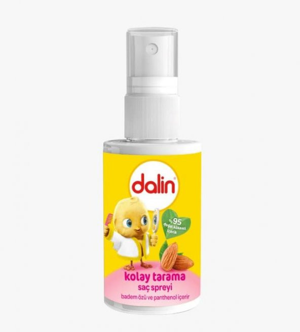 Dalin Kolay Tarama Saç Spreyi Badem Özlü 50 ml
