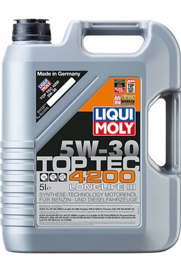 Top Tec 4200 5w-30 Motor Yağı 5 l