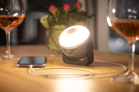 Brennenstuhl Bluetooth Mıknatıs ve Kancalı 350 LM Outdoor Kamp Lambası ve Powerbank - 2