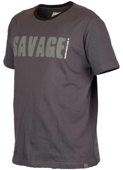 Savage gear Simply Savage Tee Grey T-Shirt - 3