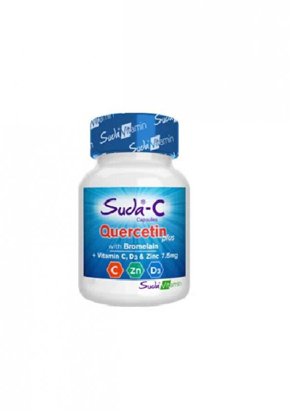 Suda Vitamin Suda-C Quercetin Plus 30 Kapsül 8681571357322