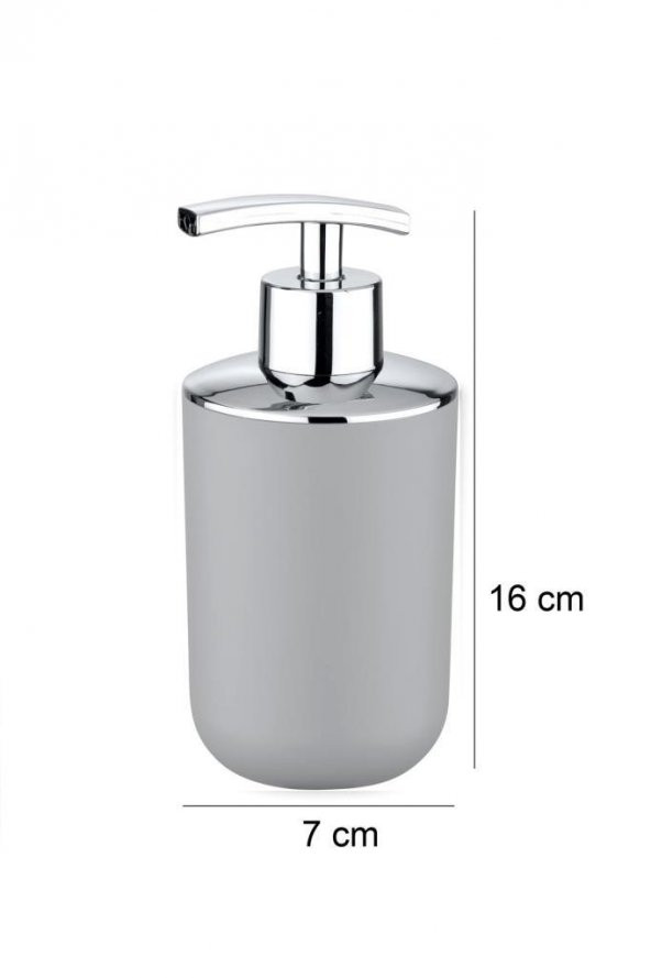 Diş Fırçalık Ve Sıvı Sabunluk 2'li Set Gri - 3