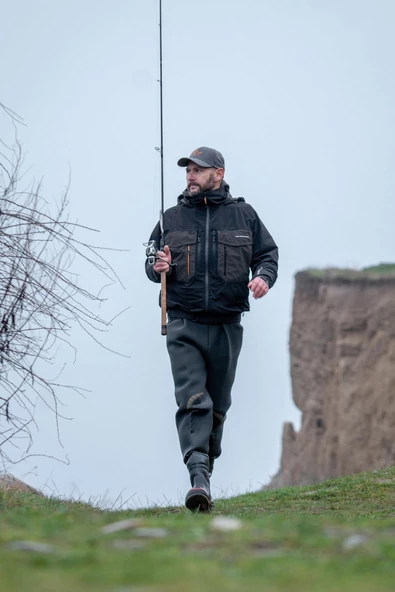 Savage Gear SG6 Wading Jacket Black/Grey - 10