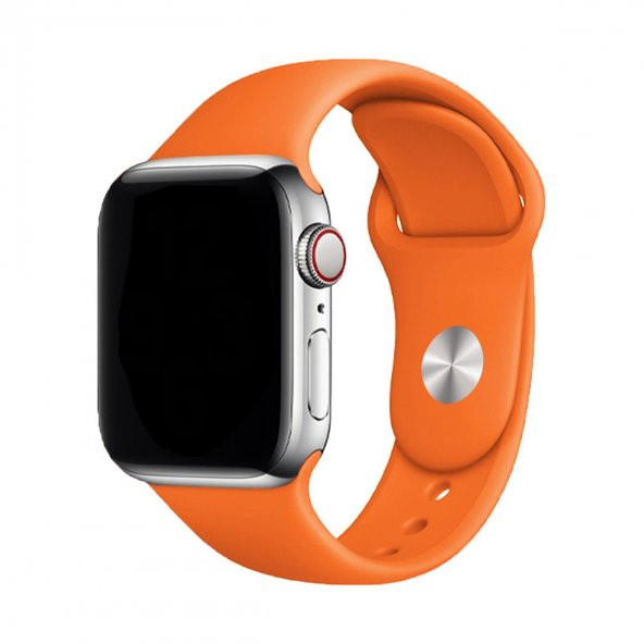 E2M CLASSIC SİLİKON APPLE WATCH KORDON 38-40-41MM TURUNCU