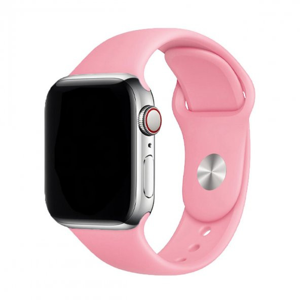 E2M CLASSIC SİLİKON APPLE WATCH KORDON 38-40-41MM PEMBE