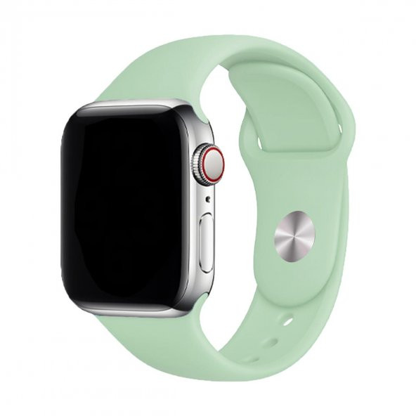 E2M CLASSIC SİLİKON APPLE WATCH KORDON 42-44-45-49MM FOSFORLU YEŞİL