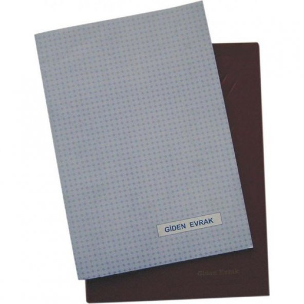 DİLMAN GİDEN EVRAK DEFTERİ CİLTLİ 96 YP