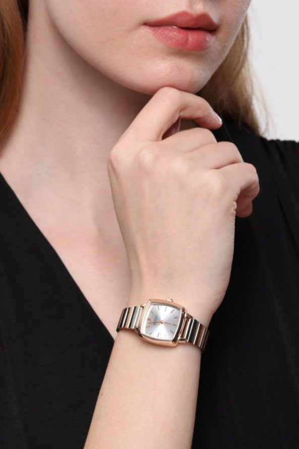 Fiona Rose-Gümüş Kordon Kadın Kol Saati - 7