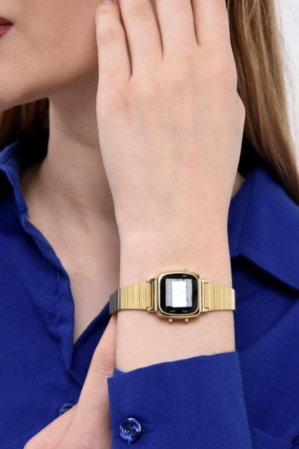 Carmilla Gold Metal Kordon Kadın Kol Saati - Resim 3