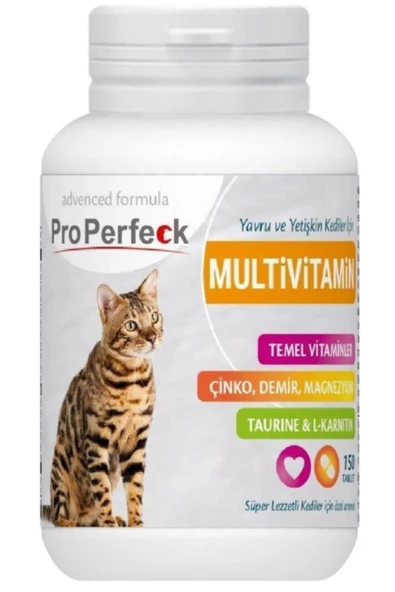 Properfeck Kedi Multivitamin 150 Tablet