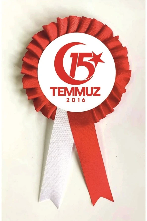 yıldızkurdelaankara 15 Temmuz Saten Kokart 10 Adet ürün görseli