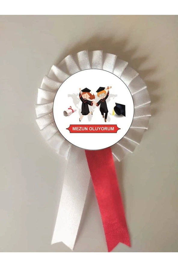 yıldızkurdelaankara Mezun Oluyorum Saten Kokart 10 Adet ürün görseli